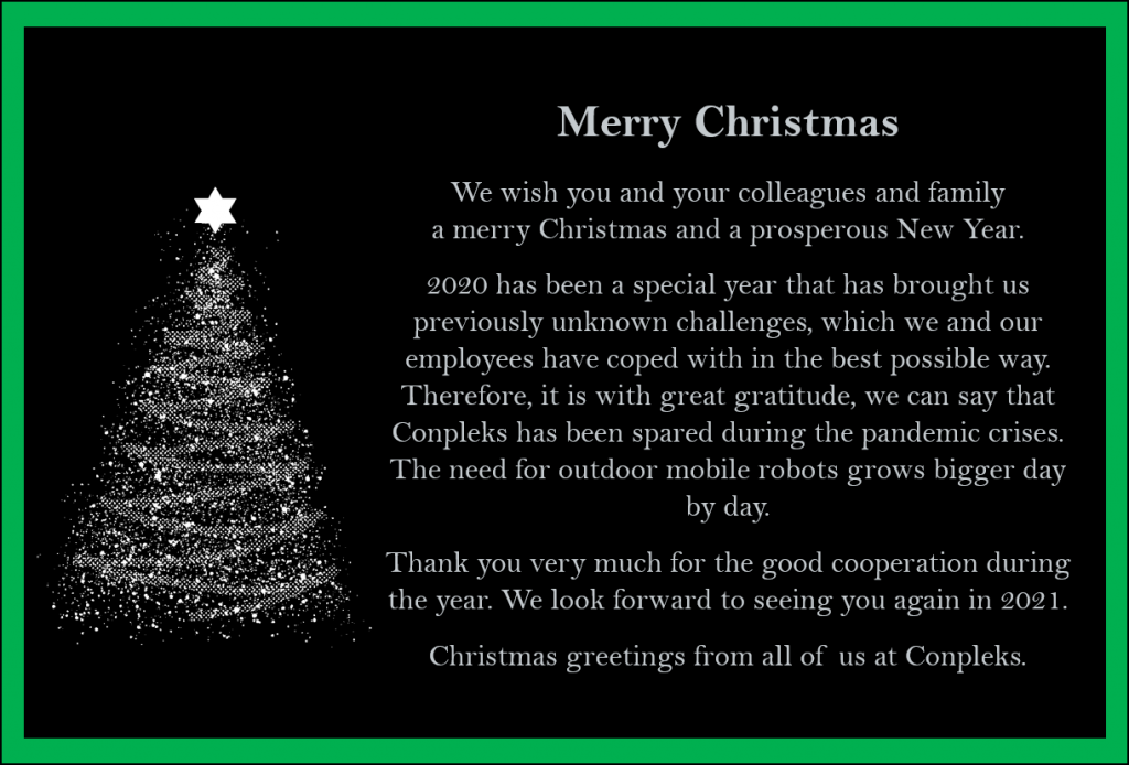 Merry christmas from Conpleks