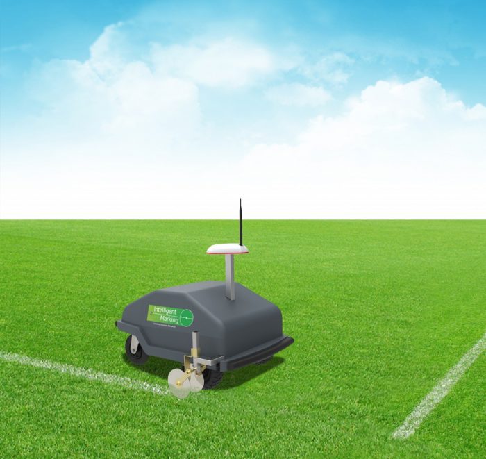 Launch of the World’s first line marking robot for football fields